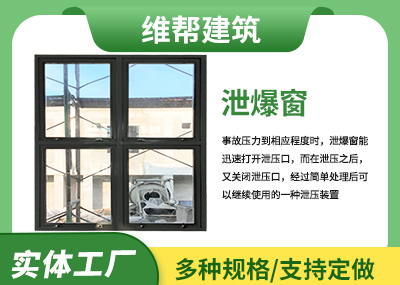C型泄爆窗